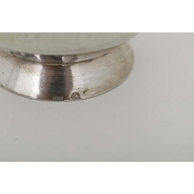 Vintage Silver Tea Service by Luigi Genazzi, 1930s, Set of 4 For Sale - Image 3 of 9