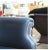 Blue Leather Armchair, 1960s For Sale - Image 6 of 8