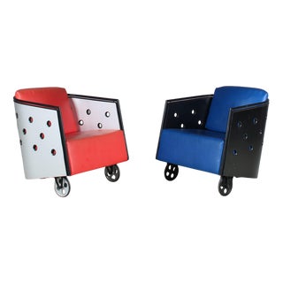 Showmodel Humptydumpty Lounge Chairs by Pierre Mazairac & Karel Boonzaaijer, Netherlands, 1980s For Sale