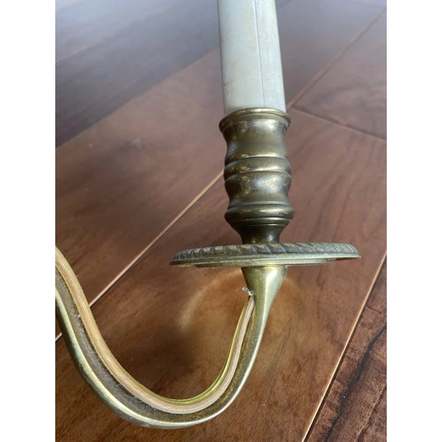Traditional Vintage 1940s Brass Sconces - Set of 4 For Sale - Image 3 of 11