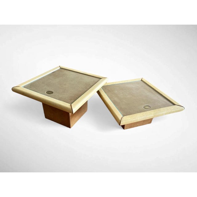 Set of Side Tables by Carlo Bartoli, 1980s For Sale - Image 3 of 9