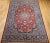 Late 20th Century Vintage Room Size Persian Isfahan Rug, Handwoven Floral Pattern, Red & Blue, 9’ X 12’ For Sale - Image 5 of 12