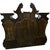 Late Victorian Chippendale Revival architectural mirror, circa 1870–1895, featuring a deep ebonized-style wood finish,...