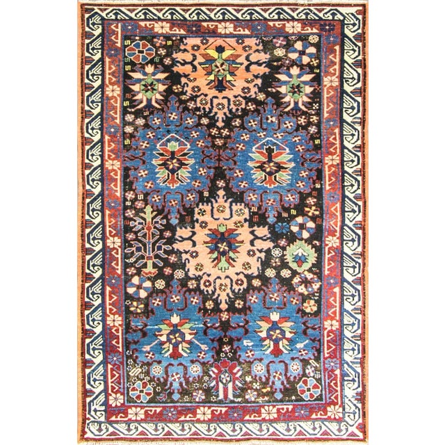 Antique Seychour Caucasian Rug, 3'8" X 5'7" For Sale - Image 10 of 10