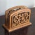 Rustic Vintage Handcrafted Wood Napkin Holder For Sale - Image 3 of 11