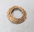 Napier Vintage 1970s Signed Napier Modernist Goldtone Textured Circle Brooch For Sale - Image 4 of 7