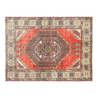 1960s Turkish Oushak Rug For Sale