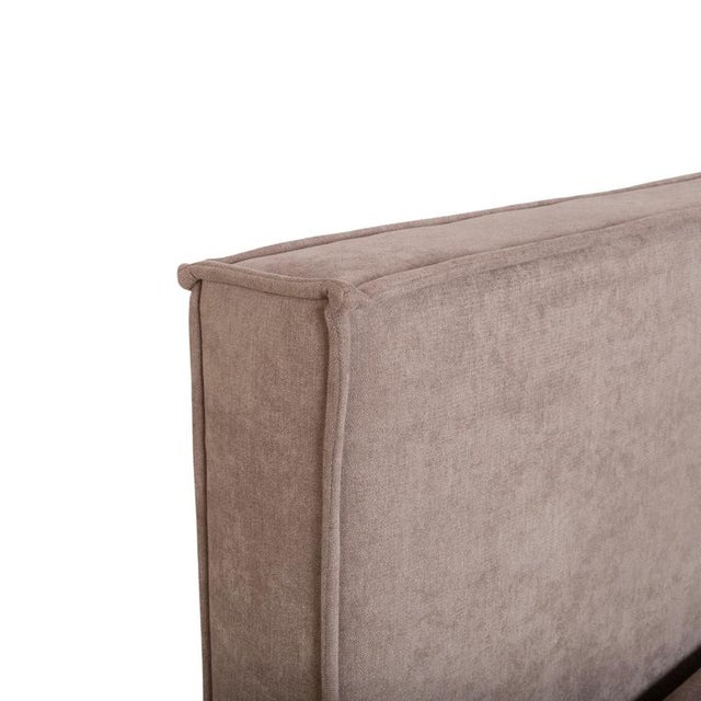 Beige Fabric Avalon Bed from Dayco For Sale - Image 6 of 12