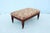 Traditional Hickory Chair Button Tufted Cocktail Ottoman Bench on Brass Casters For Sale In New York - Image 6 of 18