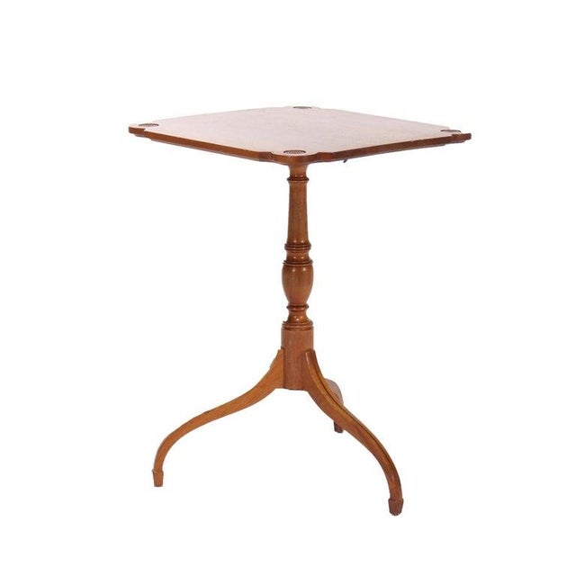 Antique Federal Style Mahogany Tilt Top Table With Spider Legs C1920 For Sale - Image 4 of 5