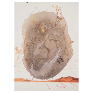 Salvador Dali, Biblia Sacra, The Creation of Man, Lithograph For Sale