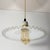 French Provincial French White Opaline Glass “Frill” Pendant Light, 1930s For Sale - Image 3 of 7
