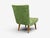 1940s Swedish Modern, Scoop Lounge Chair, Green Fabric, Beech, Sweden, 1940s For Sale - Image 5 of 10