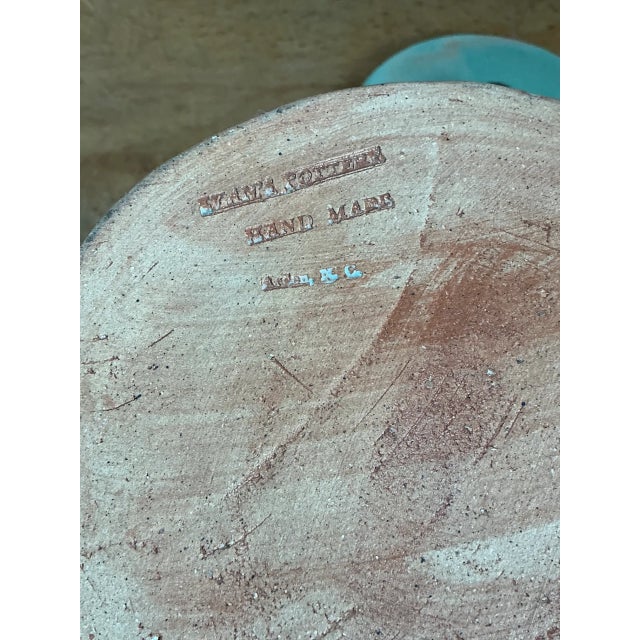Ceramic Vintage Maine Handcrafted Ceramic Storage Jar For Sale - Image 7 of 12
