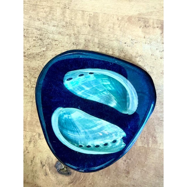 Vintage Resin Shell Paperweight For Sale In West Palm - Image 6 of 12
