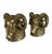 Mid-Century Modern Vintage Pair of Rare Brass Ram's Head Bookends For Sale - Image 3 of 10