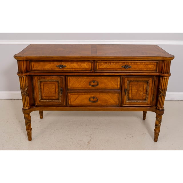 AGE Approx:20 Years Old DETAILS Louis XVI Style Walnut Finish Dovetail Drawer Construction CONDITION Excellent Original...