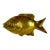 Large Vintage Brass Fish Dish For Sale