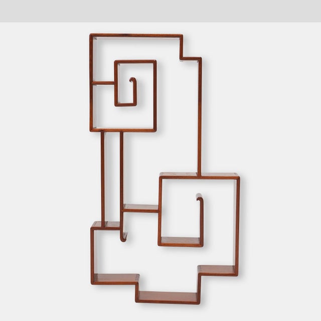 Mid 20th Century Rosewood Wall Hanging Shelf For Sale - Image 4 of 8