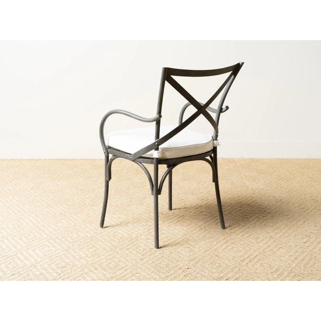 Transitional Beverly Outdoor Dining Arm Chair For Sale - Image 3 of 7