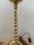 Traditional Pair of Large Vintage Solid Brass Candlestick Lamps For Sale - Image 3 of 14