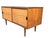 Restored 1960s Danish Modern Teak Cabinet With Sliding Doors and Tapered Legs For Sale - Image 13 of 14