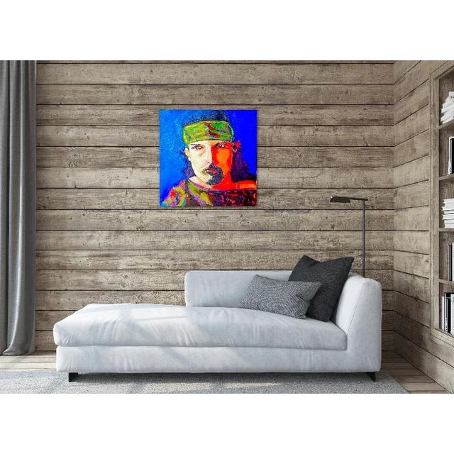 Contemporary Original Pop Art Portrait Oil Painting by Lisa Haas For Sale - Image 12 of 12