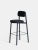 Set of 6 black residence 75 counter chairs by kann design dimensions: d 50 x w 46 x h 103 cm. Materials: steel tube, hr...