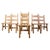 Vintage Brutalist Oak Dining Chairs, 1960s, Set of 6 For Sale - Image 15 of 15