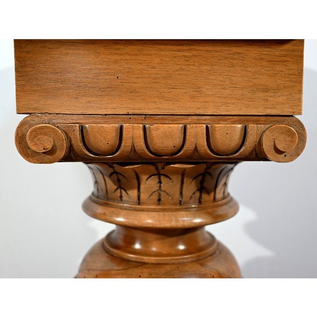 Late 19th Century Louis XVI Style Walnut Column For Sale - Image 18 of 18