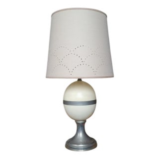 Ostrich Egg Lamp by Christian Dior, 1970s For Sale