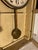 Antique American School Clock Glass Front Gilding on Glass Around Face For Sale - Image 9 of 12