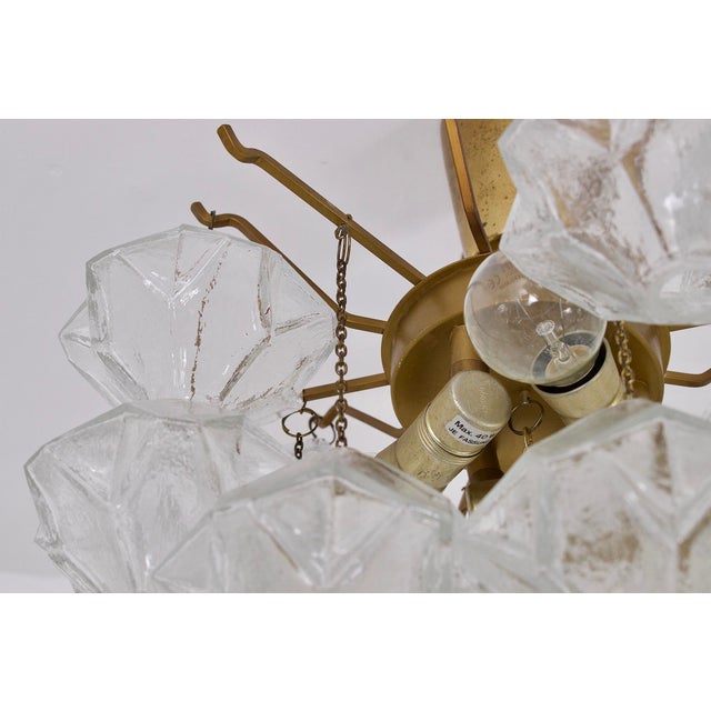 Brass Pagoda Suspension Ceiling Light, 1970s For Sale - Image 11 of 13