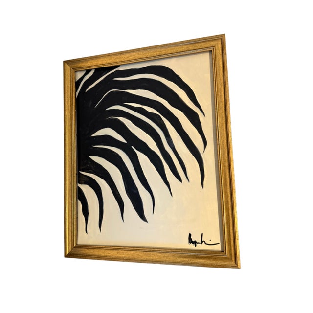 Modern Contemporary Abstract Palm Tree by Bryan Boomershine Framed For Sale - Image 3 of 16