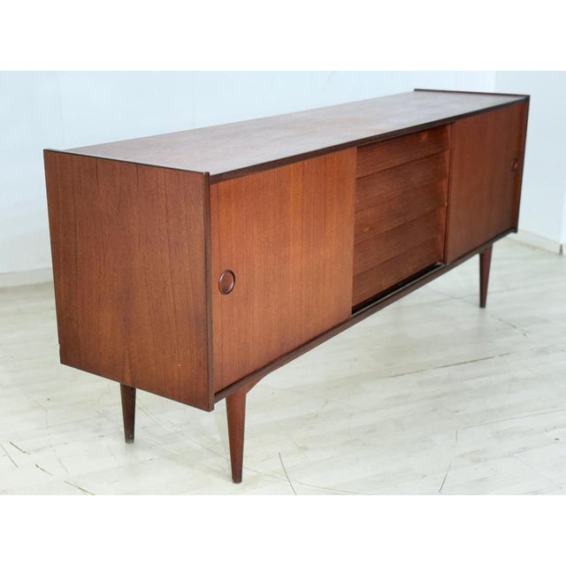 Vintage Scandinavian Teak Sideboard, 1960s For Sale - Image 13 of 17