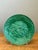 French Country Vintage French Majolica Leaf Design Plate For Sale - Image 3 of 12