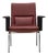 Danish in Leather and Chrome Steel Armchair by Arne Vodder for Sibast, 1970s For Sale