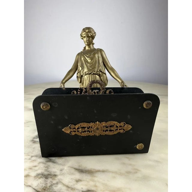 Vintage French Desk Holder, 1940s For Sale - Image 11 of 11
