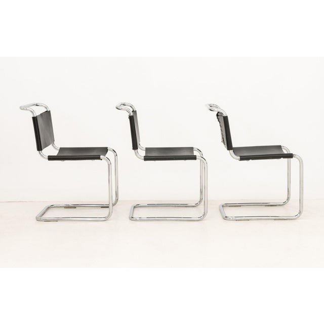 Knoll Mies Van Der Rohe for Knoll Mr10 Cantilever Chairs, 6 For Sale - Image 4 of 16