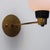 1950s Vintage Italian Sconces in Brass and Opaline Glass, 1950s, Set of 2 For Sale - Image 5 of 12