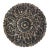 Burn Carved Medallion Panel 18" For Sale