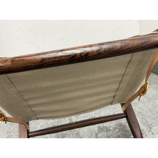 Kaare Klint for Carl Hansen & Son Safari Footstools, Pair For Sale - Image 9 of 12