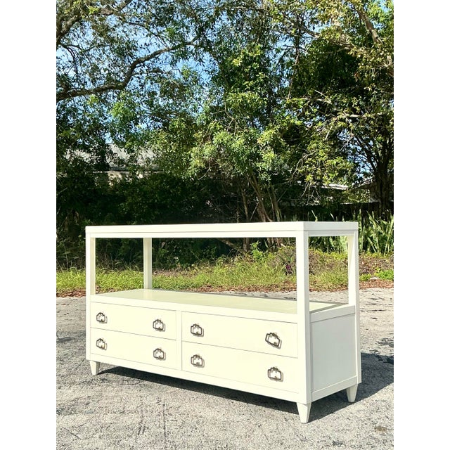 Vintage Regency Alexa Hampton for Hickory Chair Credenza For Sale - Image 10 of 11