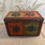 Vintage Wood, Fabric, and Metal Jewelry Storage Box India For Sale - Image 9 of 11