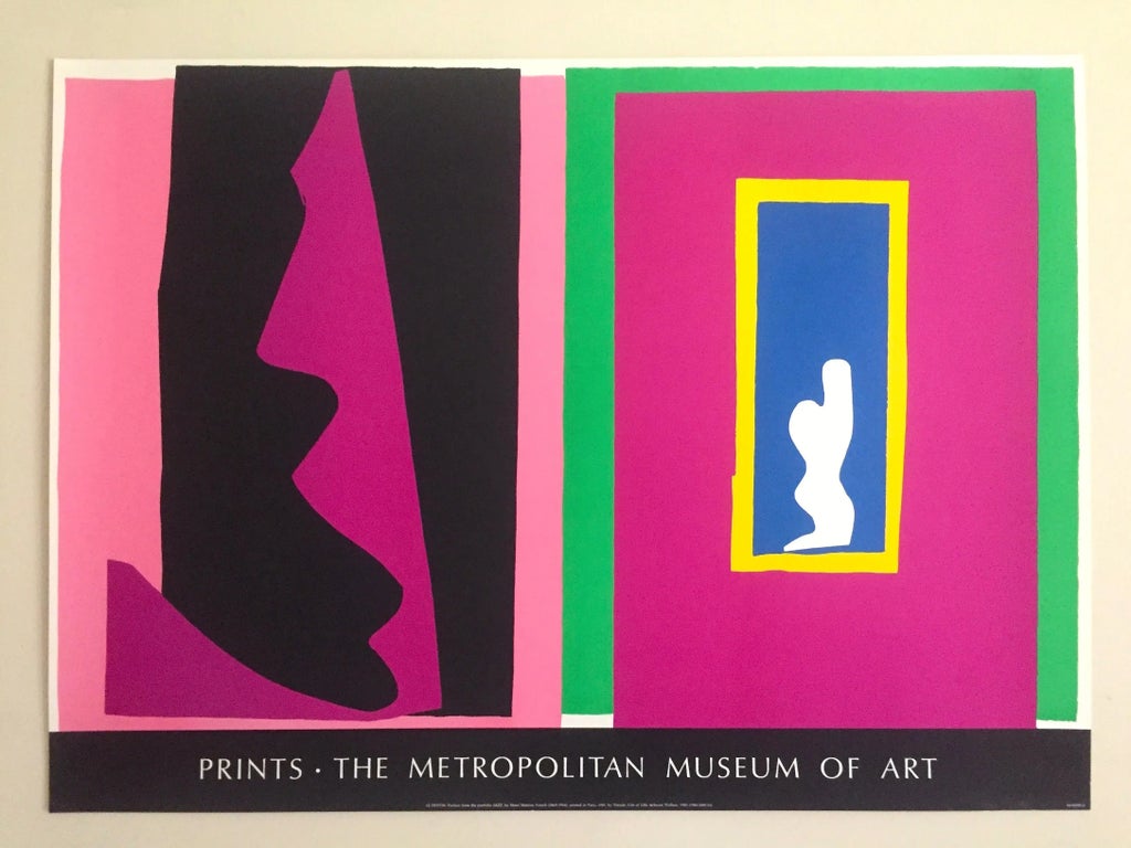 Vintage 1983 Jazz Portfolio Silkscreen Print Metropolitan Museum