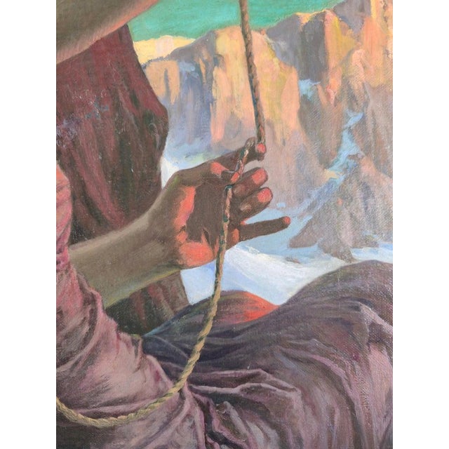 Martin Wiegand, The Three Fates, Oil on Canvas, Framed For Sale - Image 3 of 8
