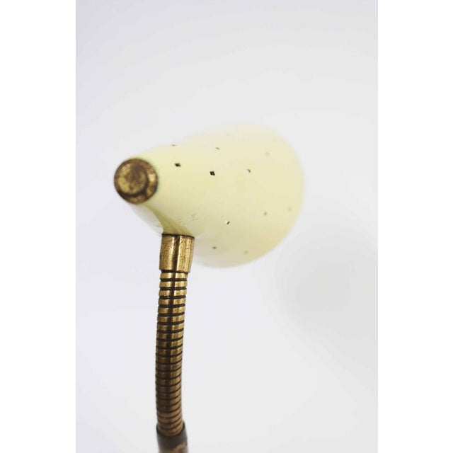 Small Vintage Italian Table Lamp in Perforated Metal from Stilnovo, 1950s For Sale - Image 9 of 12