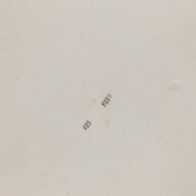 Mid 20th Century Peruvian Modernistic Sterling Silver Coffee Service Set - Set of 6 For Sale - Image 17 of 18