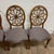Late 20th Century Vintage George III Regency Hepplewhite Style Sunburst Spider Web Dining Chairs For Sale - Image 5 of 15