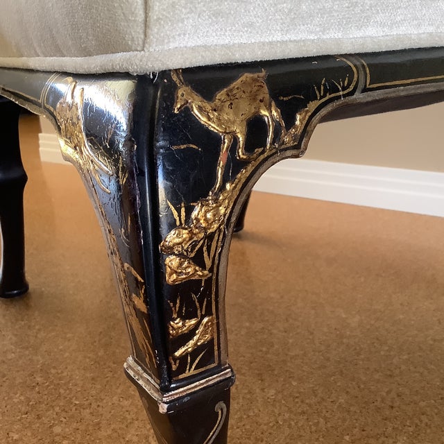 Mid 20th Century Hollywood Regency Chinoiserie Dining/Side Chairs - Set of 2 For Sale - Image 9 of 11